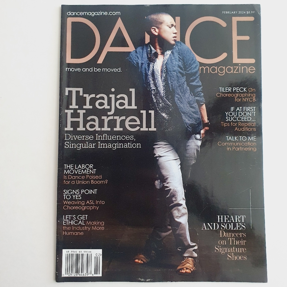 Dance Magazine February, 2024 Trajal Harrell Tiler Peck Heart And Soles Ethics